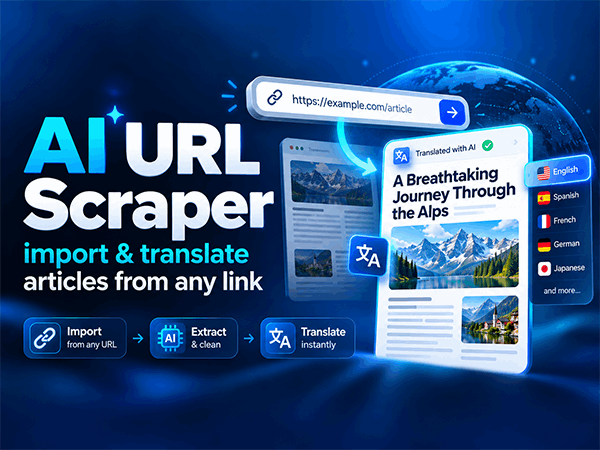 TheWALL ³⁶⁰ Introduces AI URL Scraper for Faster Multilingual Publishing